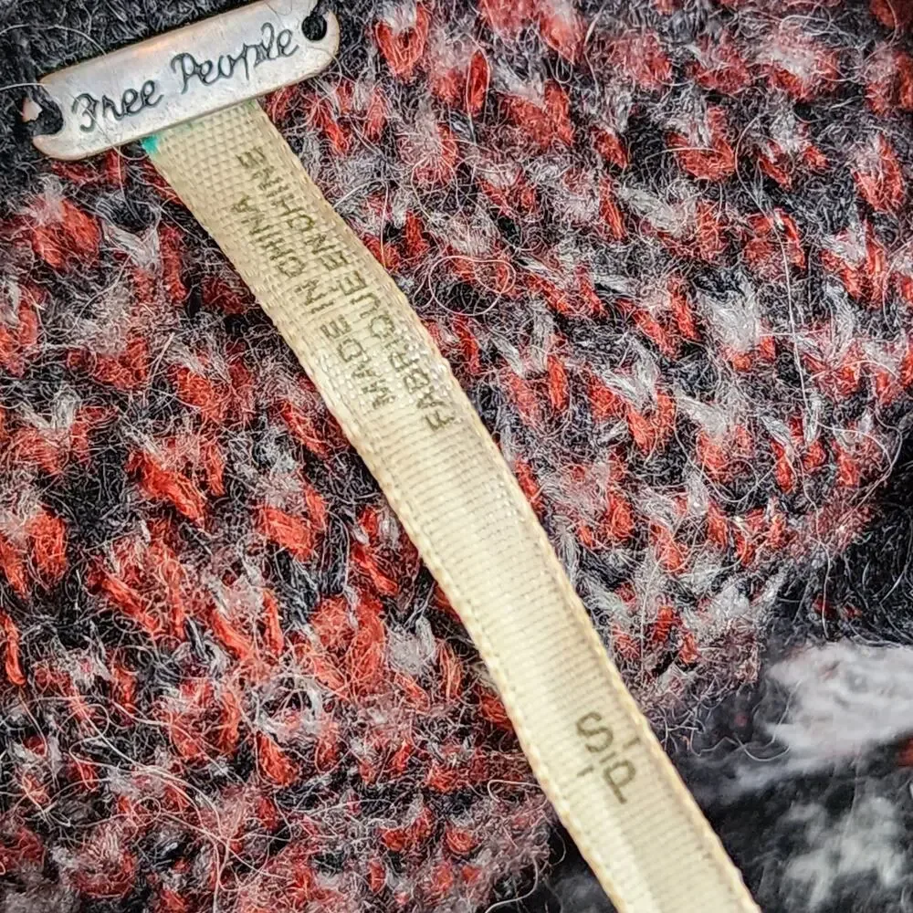 Free People Small Geometric Southwest Cardigan Sweater - Picture 6 of 8